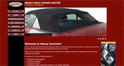 Desktop Screenshot of maxeysunroofs.com